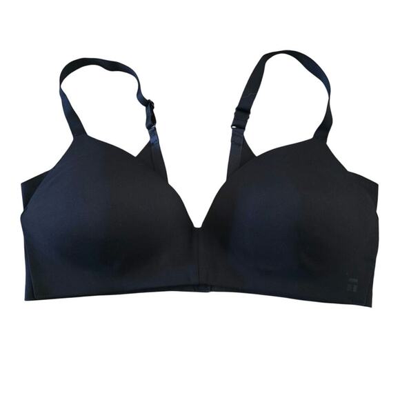 Tommy John Comfort Smoothing Lightly Lined Wireless Bra Size 38C Black - Picture 4 of 9